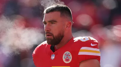 Travis Kelce at Arrowhead Stadium in Kansas City, Missouri.