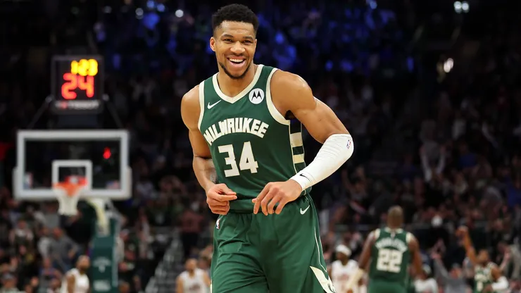 Giannis Antetokounmpo of the Milwaukee Bucks.