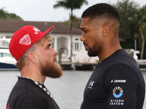 Anthony Joshua gets in Jake Paul’s face with massive threat before their fight