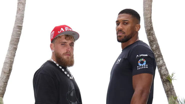 Jake Paul (left) and Anthony Joshua (right), 2025