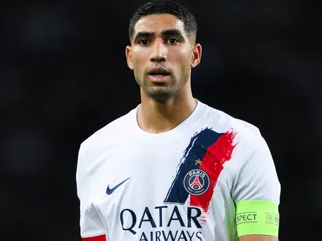 Why is Achraf Hakimi not playing today for PSG vs Flamengo?