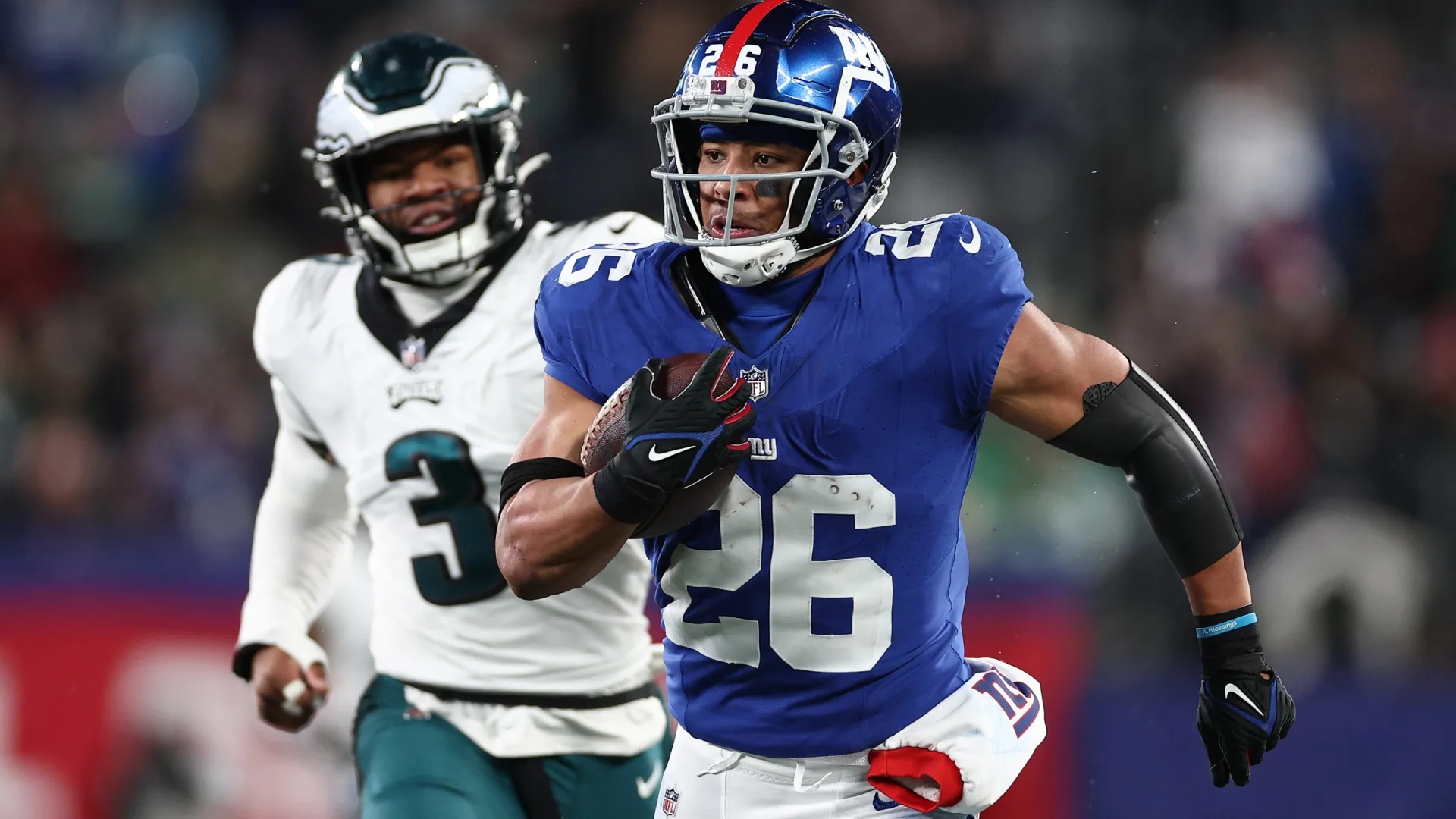 Saquon Barkley (Source: Elsa/Getty Images)