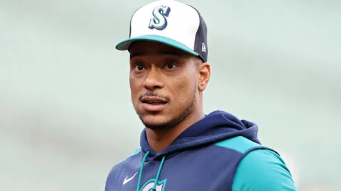 Jorge Polanco #7 of the Seattle Mariners.