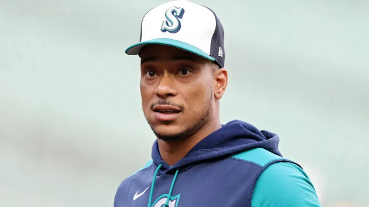Jorge Polanco #7 of the Seattle Mariners.