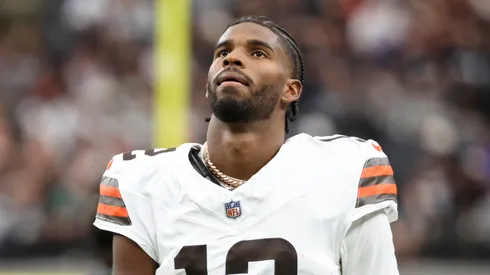 Shedeur Sanders at Soldier Field in Chicago, Illinois.