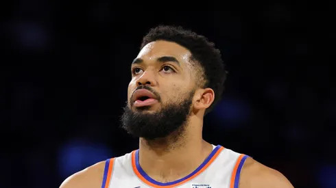 Karl-Anthony Towns #32 of the New York Knicks.