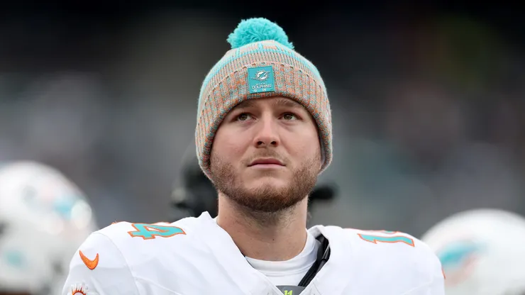 QB Quinn Ewers of the Miami Dolphins