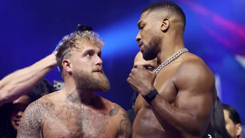 Jake Paul faces off against Anthony Joshua.