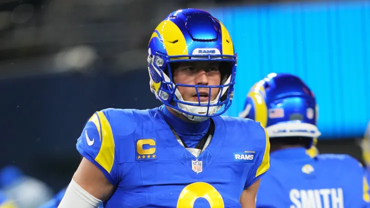 QB Matthew Stafford of the Los Angeles Rams (2025)