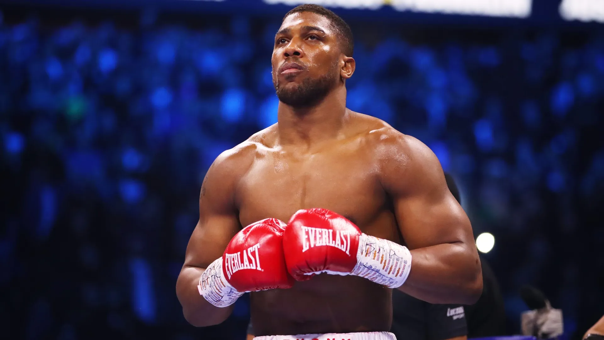 Anthony Joshua looks on prior to a Heavyweight fight. (Source: James Chance/Getty Images)