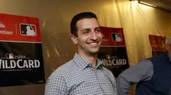 David Stearns of the New York Mets at American Family Field