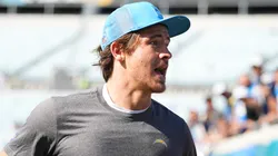 Justin Herbert #10 of the Los Angeles Chargers.