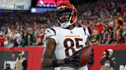 Tee Higgins #85 of the Cincinnati Bengals