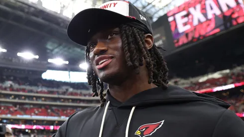 Marvin Harrison Jr. #18 of the Arizona Cardinals.