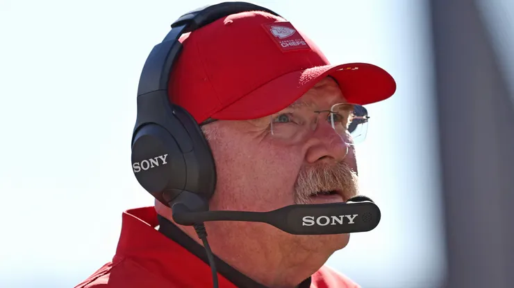 Andy Reid during a Chiefs game in Nashville, Tennessee.