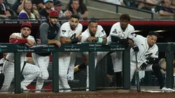 Arizona Diamondbacks- players in the bullpen.