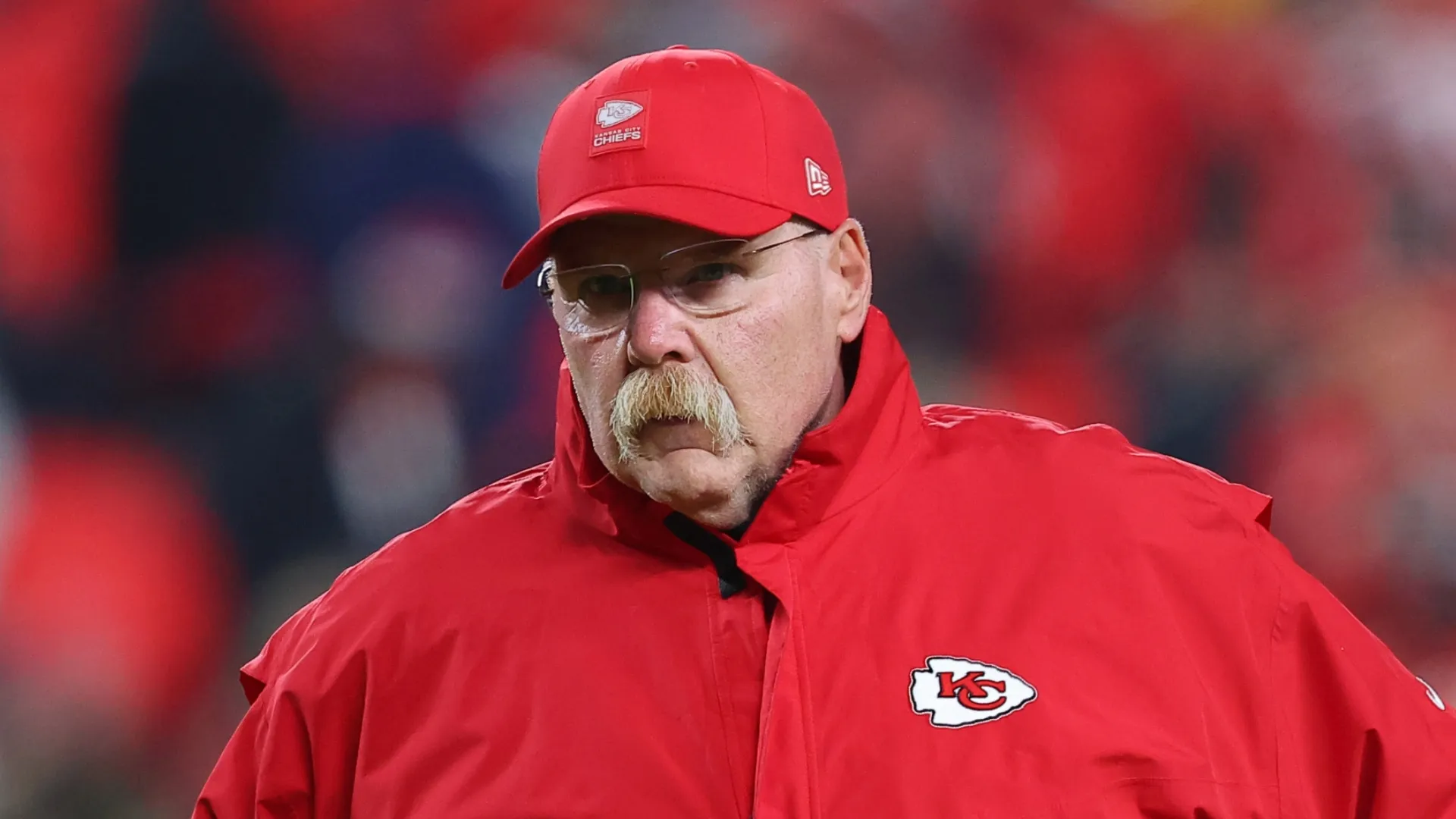 Andy Reid during a Chiefs game against the Texans.