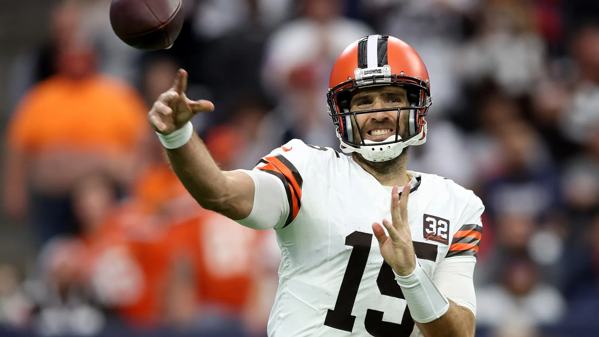 Joe Flacco #15 of the Cleveland Browns in 2024 (Source: Tim Warner/Getty Images)