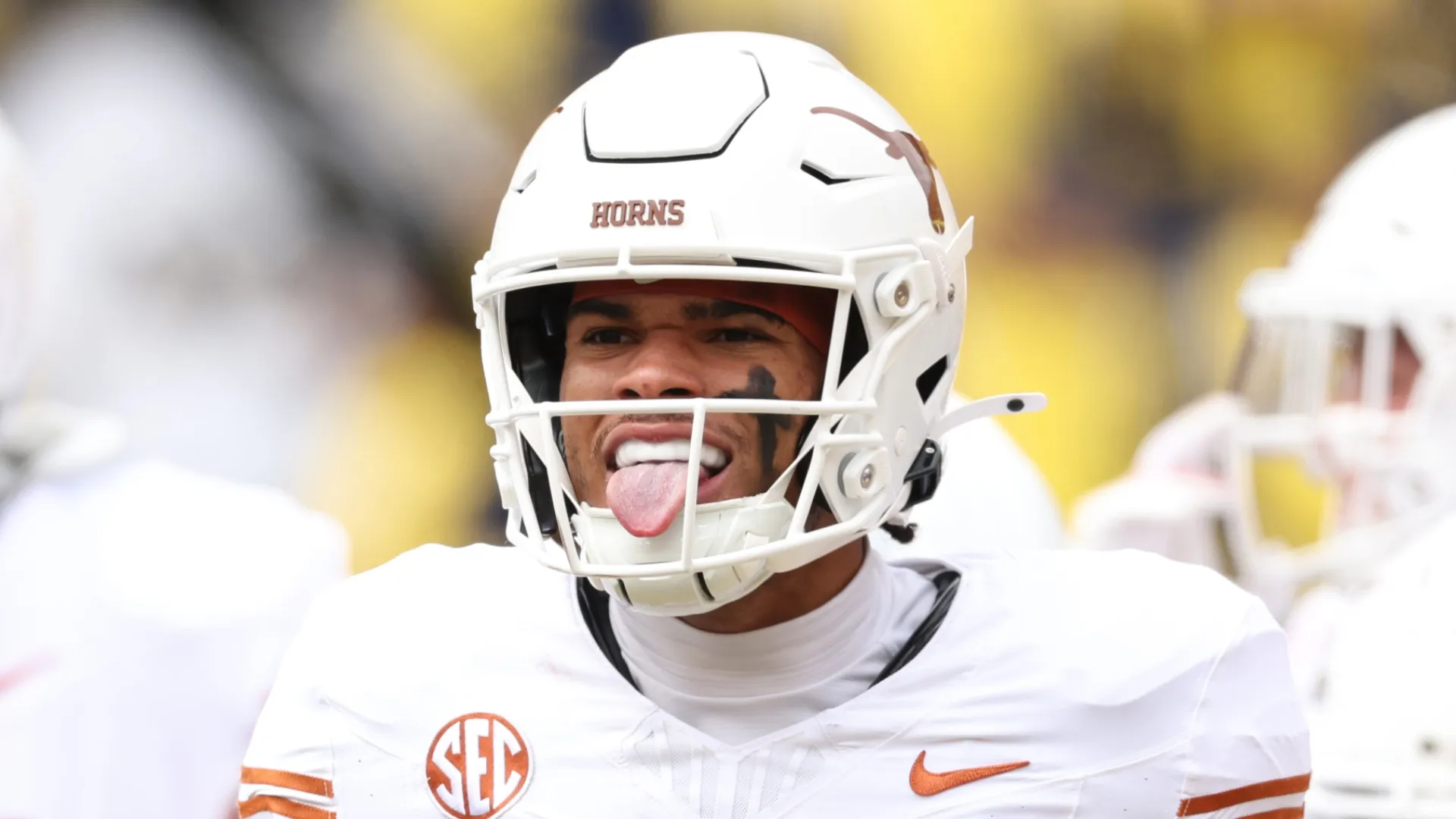 DeAndre Moore Jr. during a game with Texas