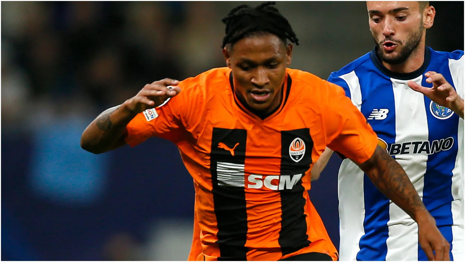 Novatus Miroshi of Tanzania in a game with Shakhtar Donetsk – Selim Sudheimer/Getty Images