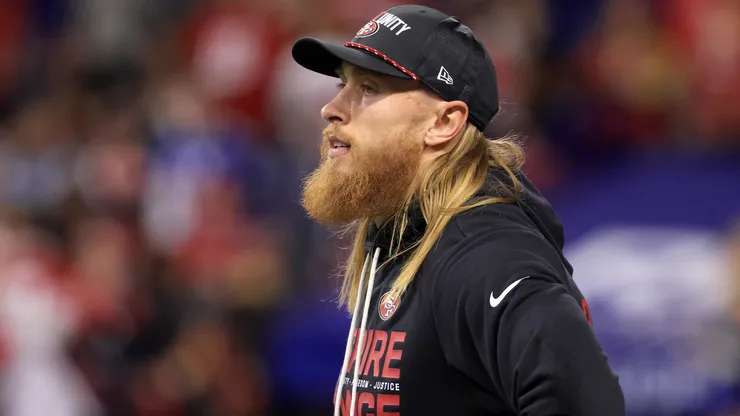 George Kittle #85 of the San Francisco 49ers.