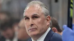 Craig Berube at TD Garden in Boston, Massachusetts.
