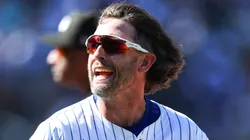 Jeff McNeil, recently traded to the Oakland Athletics, takes the field during his final season with the Mets.