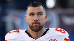 Travis Kelce at Nissan Stadium in Nashville, Tennessee.