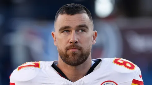 Travis Kelce at Nissan Stadium in Nashville, Tennessee.