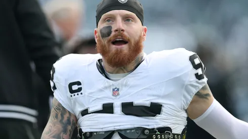 Maxx Crosby #98 of the Las Vegas Raiders