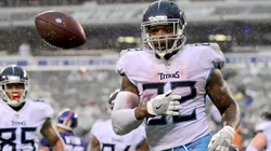 Derrick Henry #22 of the Tennessee Titans in 2018.