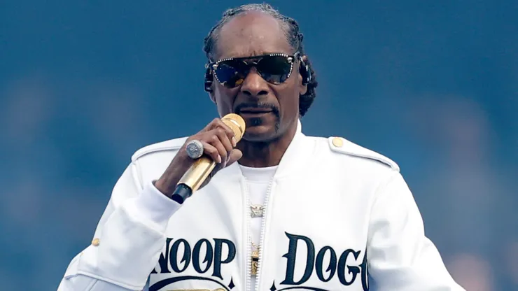 Snoop Dogg performs during the AFL Grand Final match in 2025.