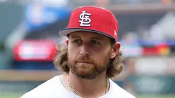 Brendan Donovan at Truist Park in Atlanta, Georgia.