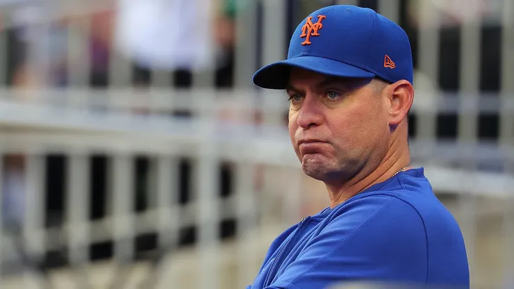 Manager Carlos Mendoza #64 of the New York Mets.