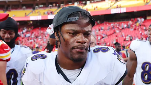 QB Lamar Jackson #8 of the Baltimore Ravens