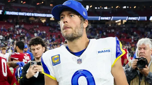 Matthew Stafford #9 of the Los Angeles Rams.