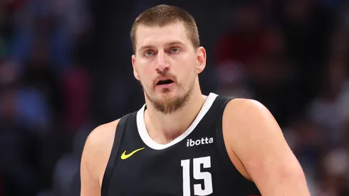 Nikola Jokic during an NBA game with the Denver Nuggets.