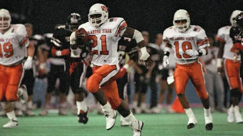 Barry Sanders of Oklahoma State in the 1988 season.