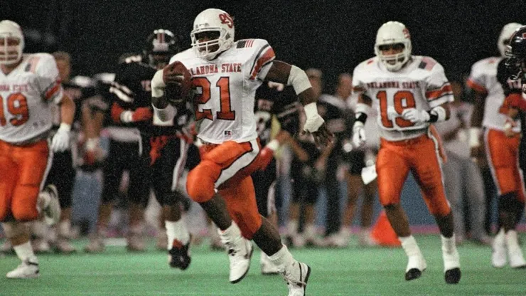 Barry Sanders of Oklahoma State in the 1988 season.