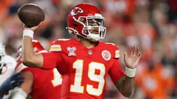 Chris Oladokun quarterback of the Kansas City Chiefs