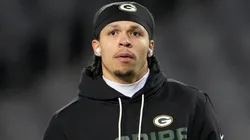 Christian Watson #9 of the Green Bay Packers.