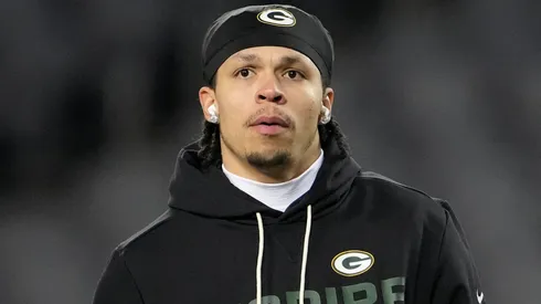 Christian Watson #9 of the Green Bay Packers.