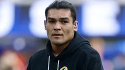 Puka Nacua #12 of the Los Angeles Rams.