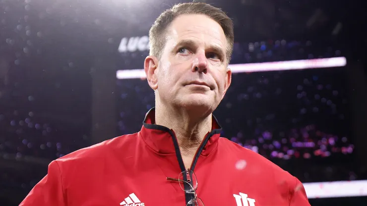 Head coach Curt Cignetti of the Indiana Hoosiers.