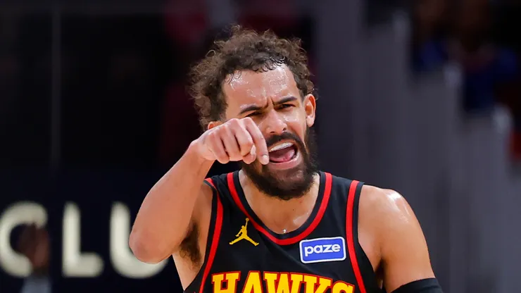 Trae Young #11 of the Atlanta Hawks.