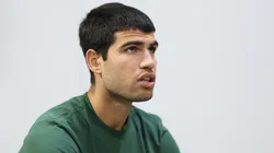 Carlos Alcaraz during a training session.