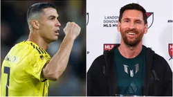 Cristiano Ronaldo of Al Nassr and Lionel Messi of Inter Miami.