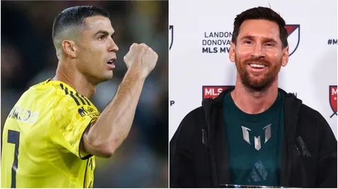 Cristiano Ronaldo of Al Nassr and Lionel Messi of Inter Miami.