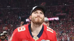 Matthew Tkachuk at Amerant Bank Arena in Sunrise, Florida.