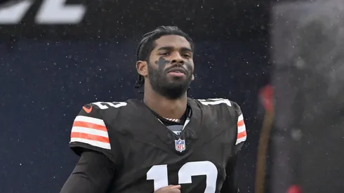 Shedeur Sanders at Huntington Bank Field in Cleveland, Ohio.